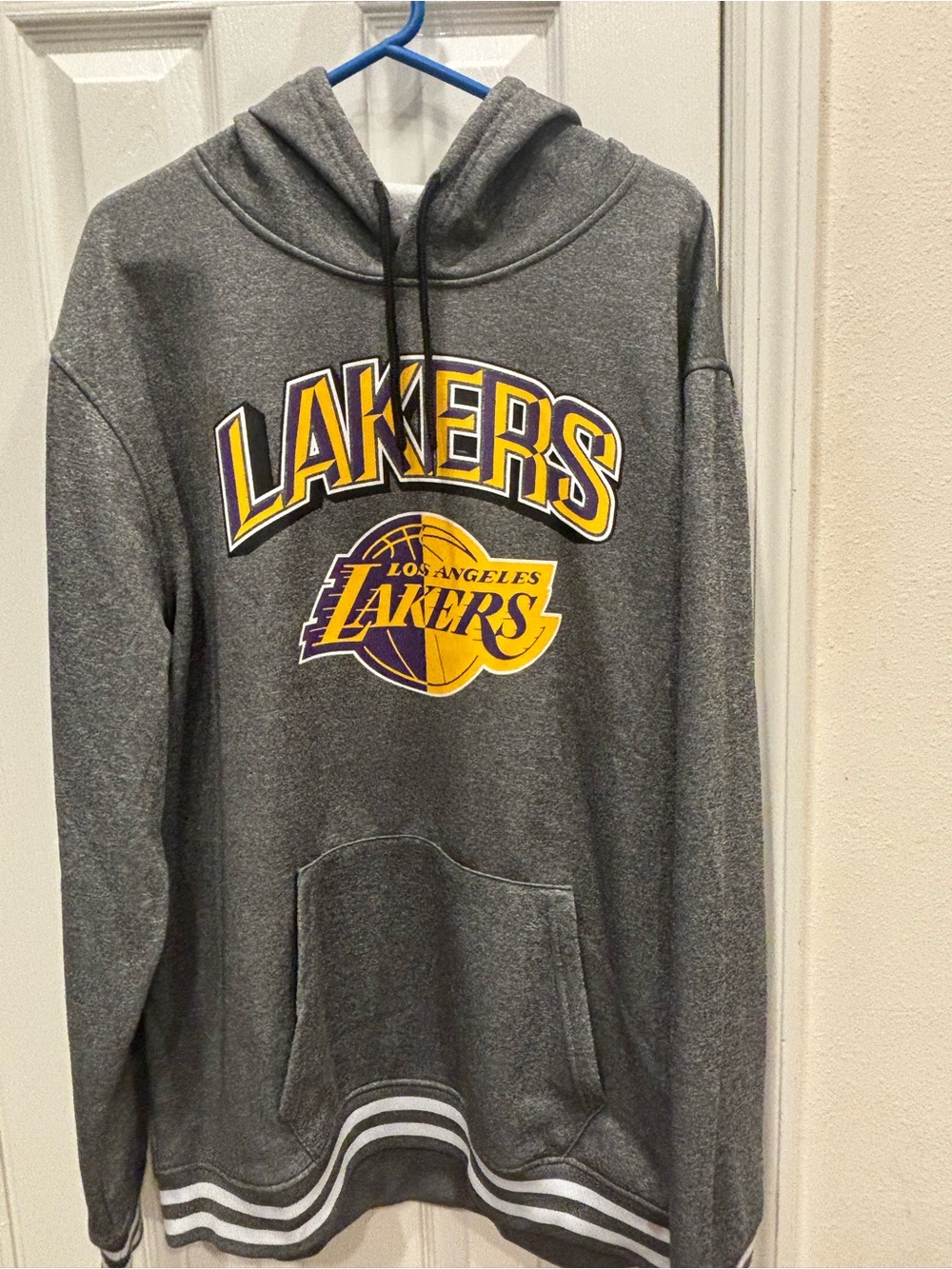 Los Angeles Lakers Grey Hooded Sweatshirt XXL